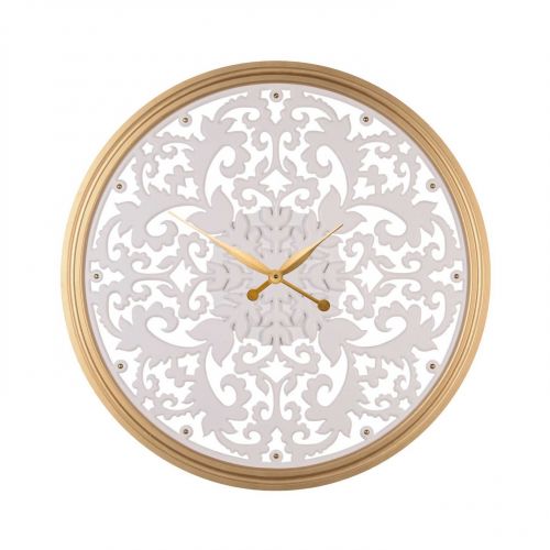 Часы настенный REFINED White/gold