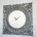 Настенные часы Viktor L  Silver/Black