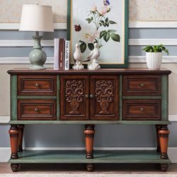 Консоль Cilan 1.4, синий с коричневым