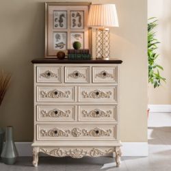 Комод Cilan 90, античный белый