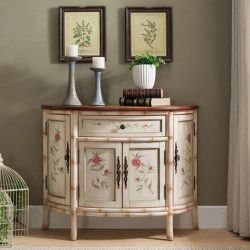 Комод Cilan Bamboo, ретро белый