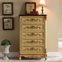 Комод Cilan, 5 ящиков, салатовый