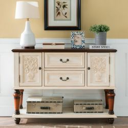 Консоль Cilan 122, античный белый