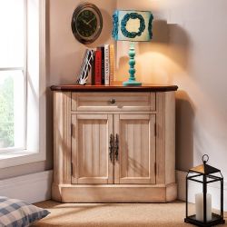 Угловой комод Cilan, античный белый