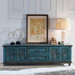 ТВ-тумба Cilan, ретро синий