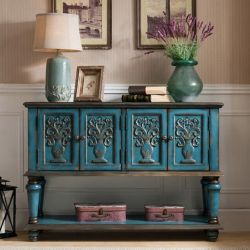 Консоль Cilan 125, ретро синий