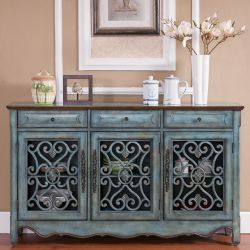 Комод Painting, 152, винтажный голубой