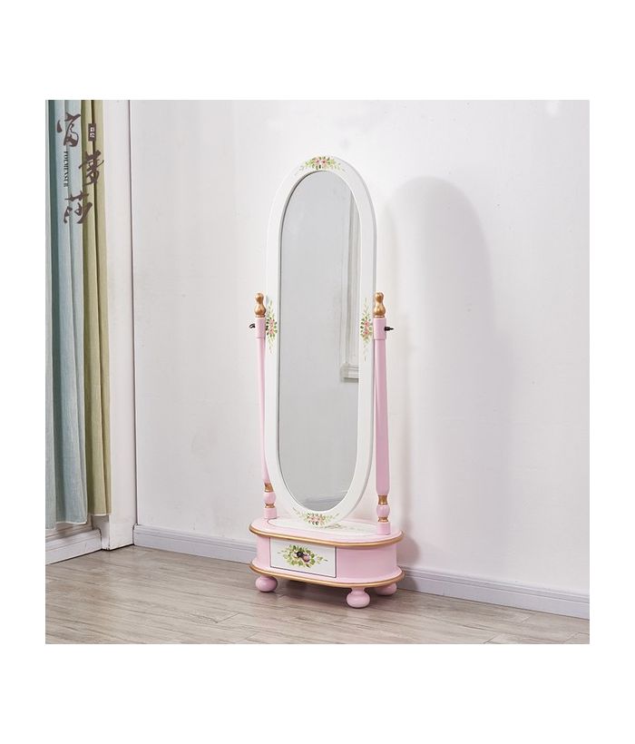 Напольное зеркало Fleur chantante, Розовое