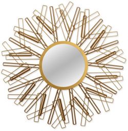 Зеркало-солнце в металлической раме Abstract