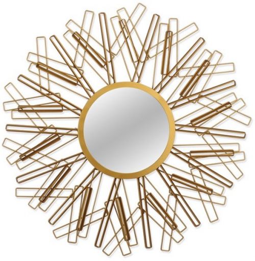 Зеркало-солнце в металлической раме Abstract