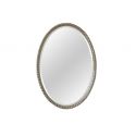 Овальное зеркало в раме Globo Silver (Глобо), 61*89 см