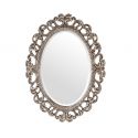 Овальное зеркало в раме Daisy Silver (Дейзи), 80*100 см