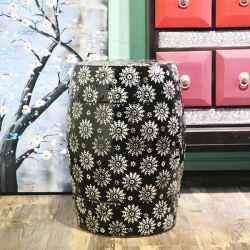 Табурет керамический  TCD954, Черный с узором