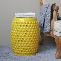 Керамический табурет Бию, Желтый