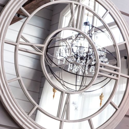 Настенное зеркало «Сен-Лазар» (белый антик)