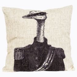 Интерьерная подушка «Старинная гравюра», версия 22