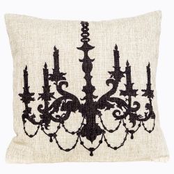 Интерьерная подушка «Старинная гравюра», версия 3