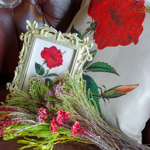 Интерьерная подушка «Ботаническое барокко», версия 2