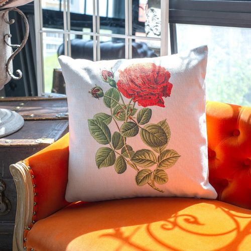 Интерьерная подушка «Ботаническое барокко», версия 8