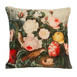 Интерьерная подушка «Храм флоры», версия 2