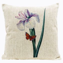 Интерьерная подушка «Цветочный ноктюрн», версия 11