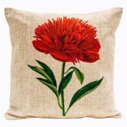 Интерьерная подушка «Цветочный ноктюрн», версия 4