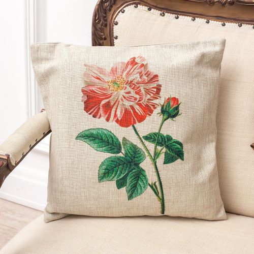 Интерьерная подушка «Цветочный ноктюрн», версия 5