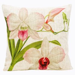 Интерьерная подушка «Цветочный перфоманс», версия 11