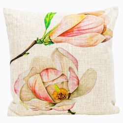 Интерьерная подушка «Цветочный перфоманс», версия 15
