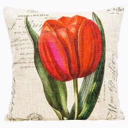 Интерьерная подушка «Цветочный перфоманс», версия 2