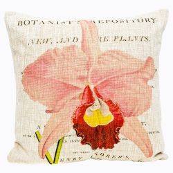 Интерьерная подушка «Цветочный перфоманс», версия 3