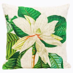 Интерьерная подушка «Цветочный перфоманс», версия 5