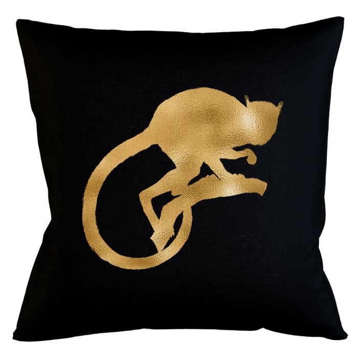 Интерьерная подушка «Золотая обезьяна»