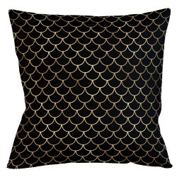 Интерьерная подушка «Чешуйки» (ночь)