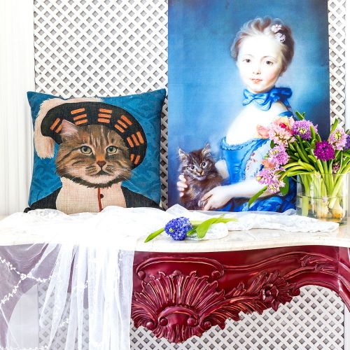 Арт-подушка «Музейный экспонат», версия 51