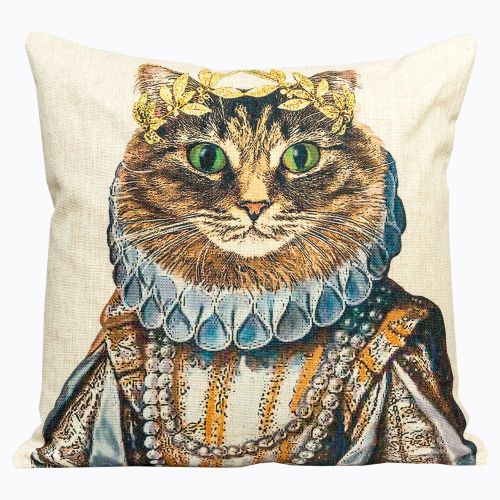 Декоративная подушка «Мисс Кошка»
