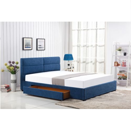 Кровать Halmar MERIDA (синий) 160/200