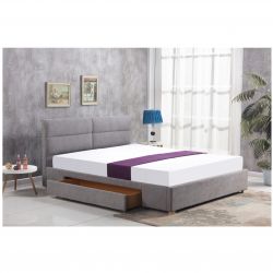 Кровать Halmar MERIDA (светло-серый) 160/200