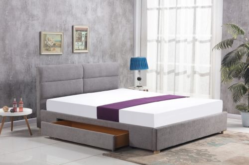 Кровать Halmar MERIDA (светло-серый) 160/200