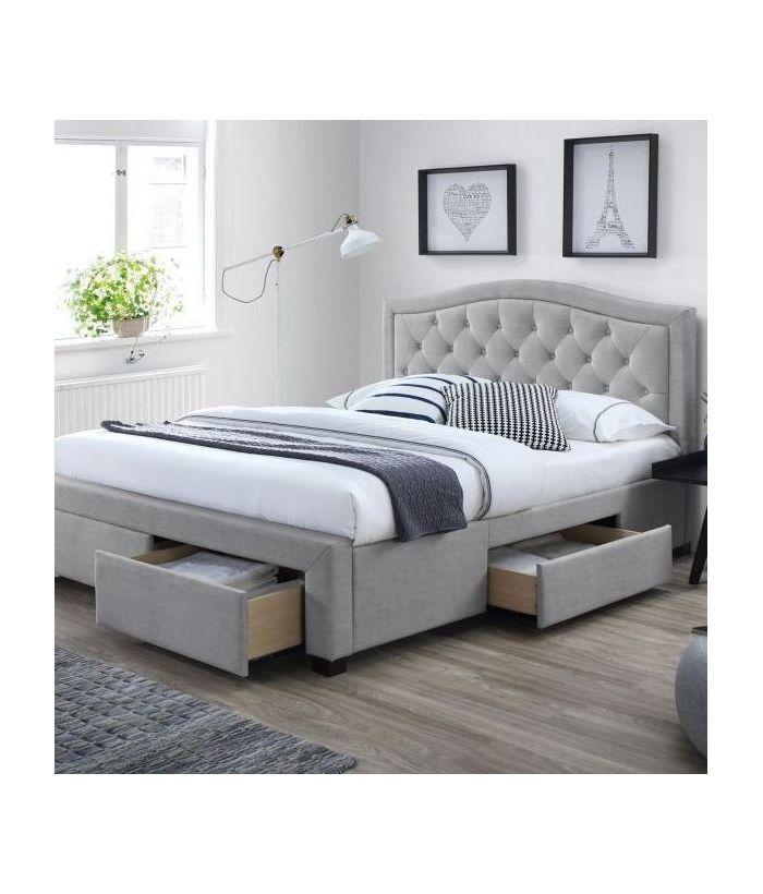 Кровать Signal ELECTRA (серый) 160/200