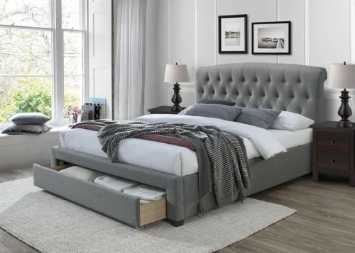 Кровать Halmar AVANTI (серый) 160/200