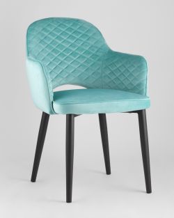 Стул Венера диамант велюр мятный