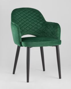 Стул Венера диамант велюр изумрудный