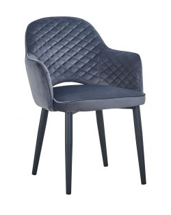 Стул Венера диамант велюр серый