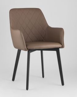 Стул Прайм экокожа коричневый