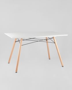 Стол Eames DSW Rectangle белый