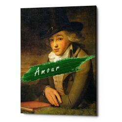 Арт-портрет «Amour» (холст, галерейная натяжка)