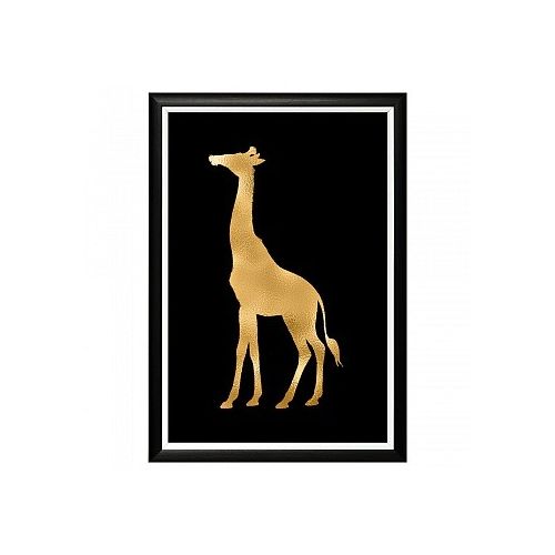Арт-постер «Золотой жираф»