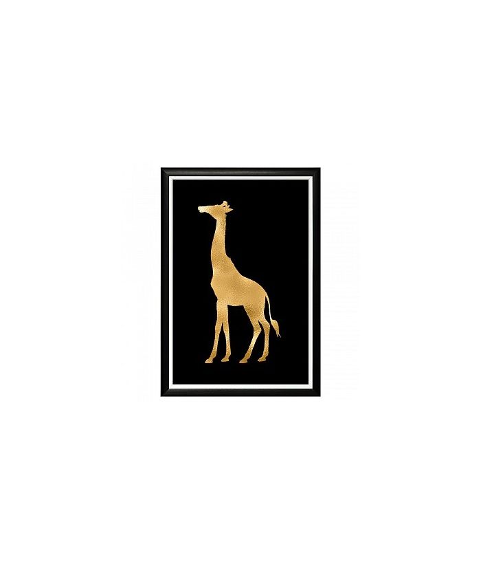 Арт-постер «Золотой жираф»