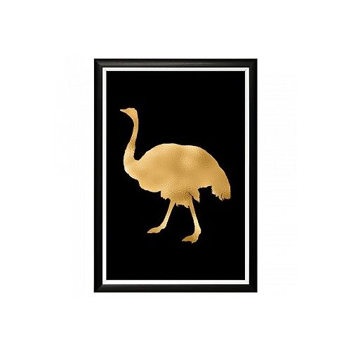 Арт-постер «Золотой страус»